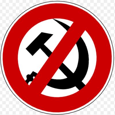 The team logo for the ANTI-COMMUNISM!! club.